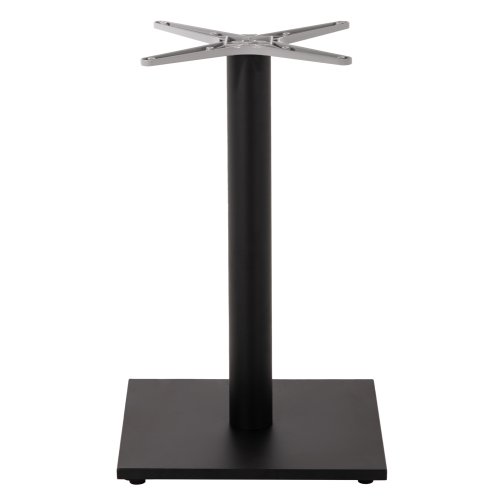 UNTERGESTELL FÜR TISCH ALUMINIUM GRAU-48x48cm KREUZ- 45Χ45Χ73 cm
