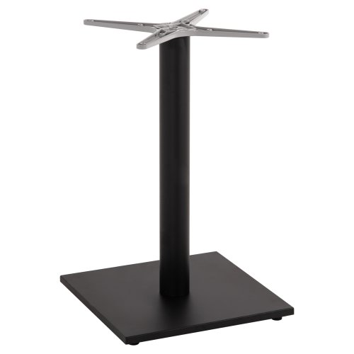 UNTERGESTELL FÜR TISCH ALUMINIUM GRAU-48x48cm KREUZ- 45Χ45Χ73 cm