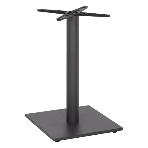 TISCHGESTELL METALLGRAU MATTE 45X45X71,5cm. MIT KREUZ 45X45 UND REGLER