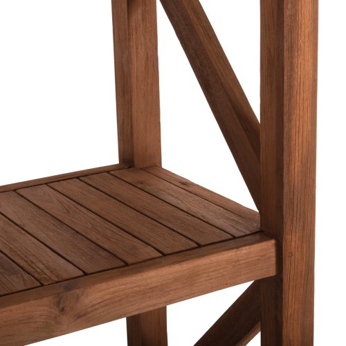 BÜCHERREGAL RECYCELTES TEAK IN NATURAL 150x45x200Hcm