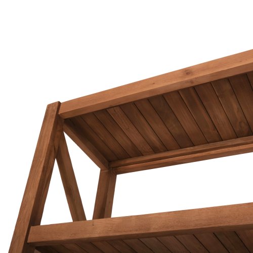 BÜCHERREGAL RECYCELTES TEAK IN NATURAL 150x45x200Hcm