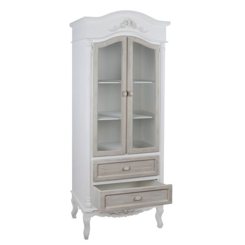 ΒΙΤΡΙΝΑ MELODY ΛΕΥΚΗ ΓΚΡΙ ΠΑΤΙΝΑ 75.50Χ39Χ190 εκ.