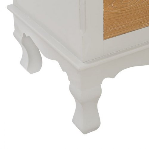 Vitrine "Melody" in braun und Ekru 40,5Χ30Χ100cm