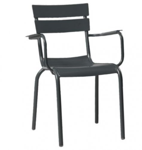 Aluminium Sessel "Elvi" in Anthrazit