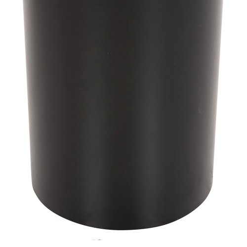 CUTTY BEISTELLTISCH METALLIC SCHWARZ-DUNKELKUPFER Φ51X55,5cm