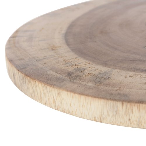 BEISTELLTISCH RUND MASSIVES SUARHOLZ IN NATÜRLICHER FARBE Φ38,5x51,5Hcm