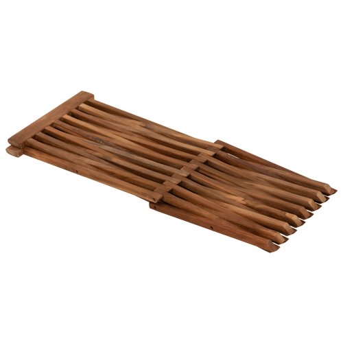 SIDE TABLE FOLDABLE MADE OF TEAK WOOD IN NATURAL COLOR 40x33x45cm