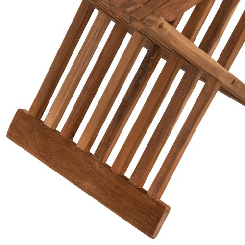 SIDE TABLE FOLDABLE MADE OF TEAK WOOD IN NATURAL COLOR 40x33x45cm
