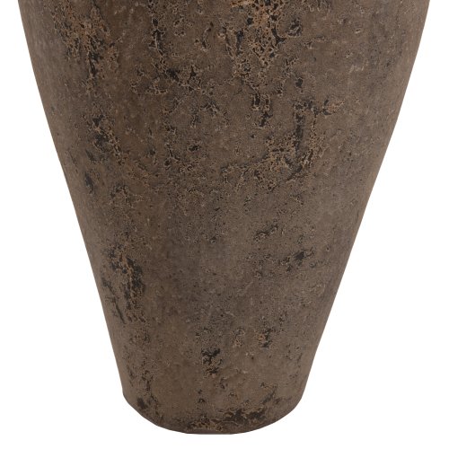 DEKORATIVE BODENVASE ZATI TERRAKOTTA IN GRAUER FARBE Φ40x80Hcm