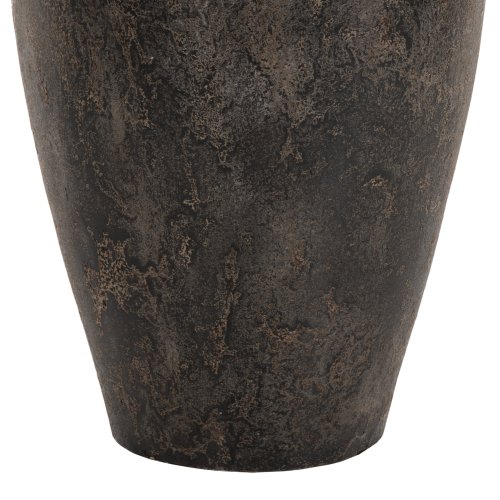 DEKORATIVE BODENVASE SPARTA TERRAKOTA IN SCHWARZER FARBE Φ47x69Hcm