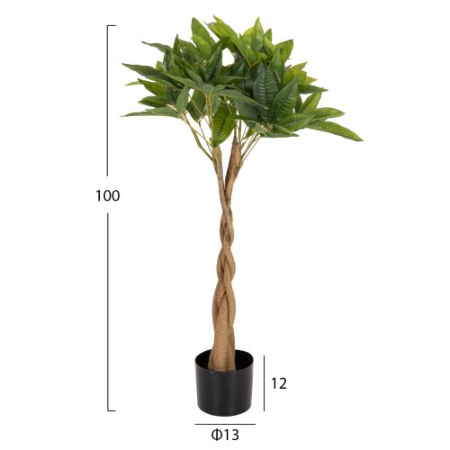 DEKORATIVE SYNTHETISCHE PFLANZE IM TOPF 100cm