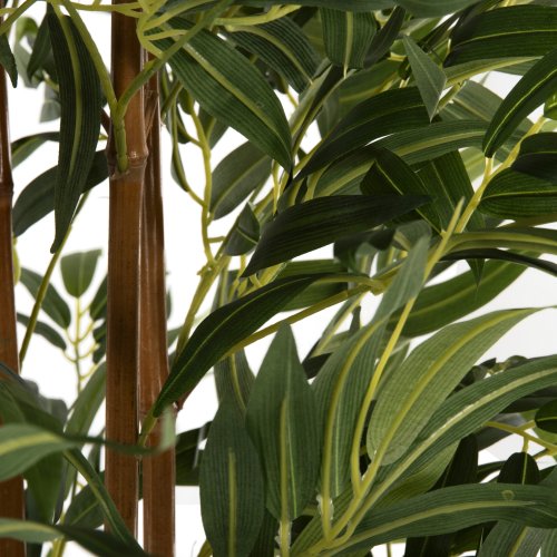 DEKORATIVE SYNTHETISCHE PFLANZE IM TOPF BAMBUSBAUM 180cm