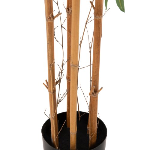 DEKORATIVE SYNTHETISCHE PFLANZE IM TOPF BAMBUSBAUM 180cm