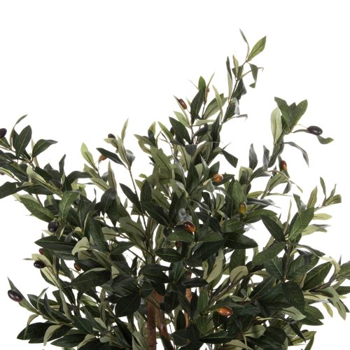 DEKORATIVE SYNTHETISCHE PFLANZE OLIVENBAUM IM TOPF 120 cm