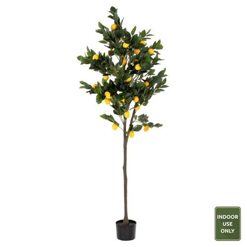DECORATIVE SYNTHETIC PLANT LEMON TREE IN POT Φ15x12-170cm