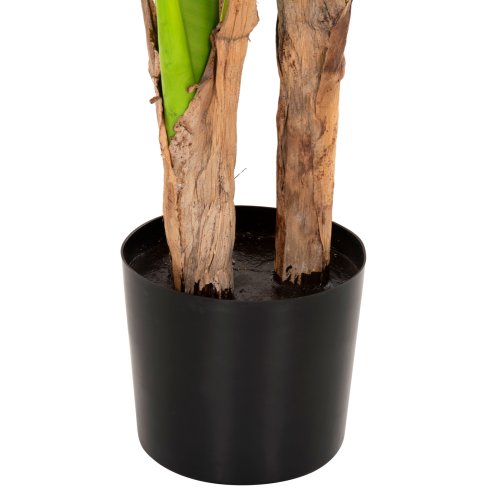 DEKORATIVE SYNTHETISCHE PFLANZE BANΑΝΑ-BAUM IM TOPF 123 cm