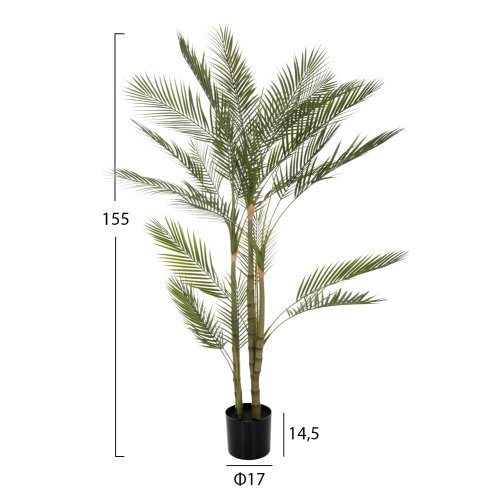 DEKORATIVE SYNTHETISCHE PFLANZE IM TOPF KWAI-BAUM Φ17x14,5-155Hcm