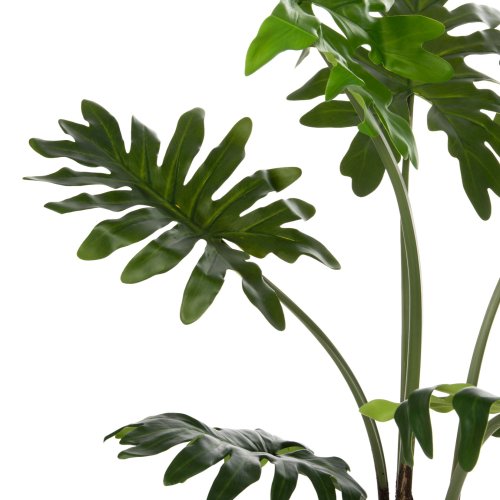 DEKORATIVE SYNTHETISCHE PFLANZE BLATTBAUM IM TOPF 96 cm