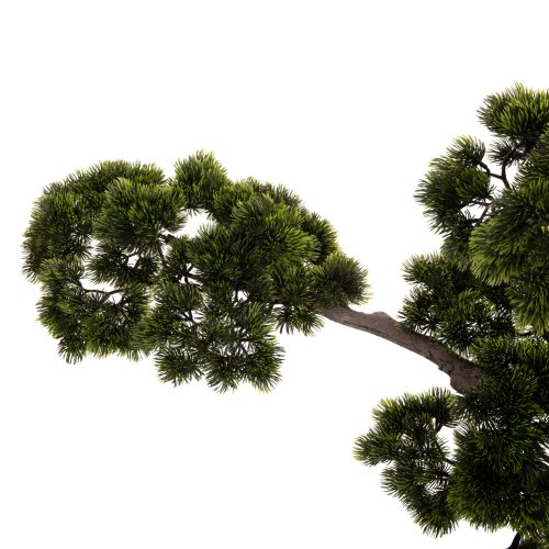 DEKORATIVE SYNTHETISCHE PFLANZE IM TOPF SCHÖNER KIEFERBAUM (BONSAI) 55x130x114Hcm