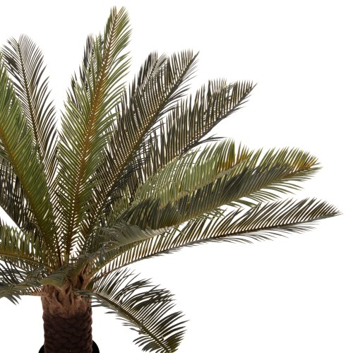 DECORATIVE SYNTHETIC PLANT SPIKE-LEAF PALM TREE IN POT 94 cm