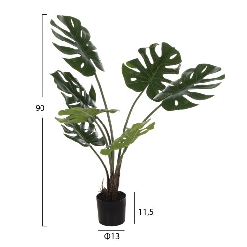 DEKORATIVE SYNTHETISCHE PFLANZE BANANENBAUM IM TOPF 90 cm