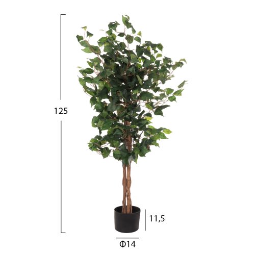 DEKORATIVE SYNTHETISCHE PFLANZE Banianbaum im Topf 125 cm