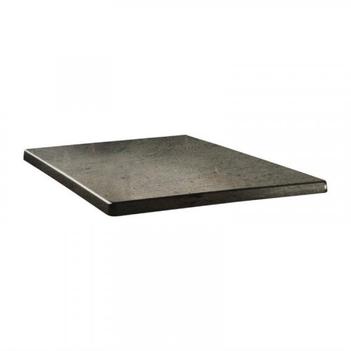 Tischplatte "Topalit Classic Line" in Zement 70x70 cm 3,4cm Stärke