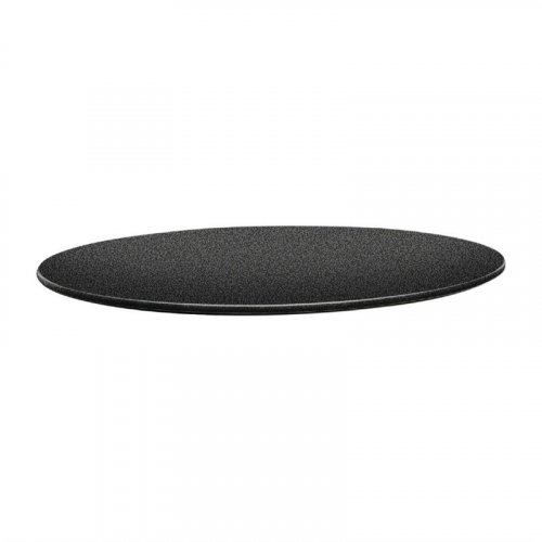 Table top "Topalit Smartline" in anthracite Ø70 3,4cm strength