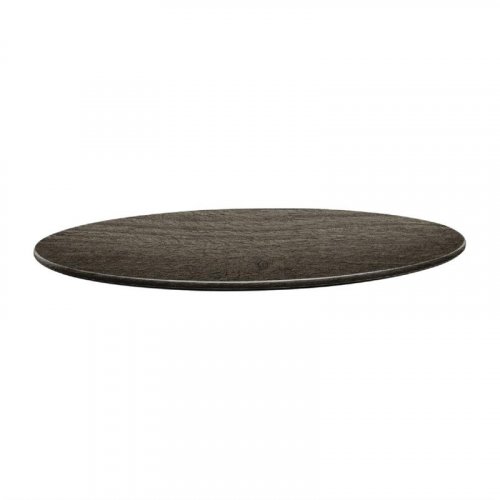 Tischplatte "Topalit Smartline" in Holz Ø70 cm 3,4cm Stärke