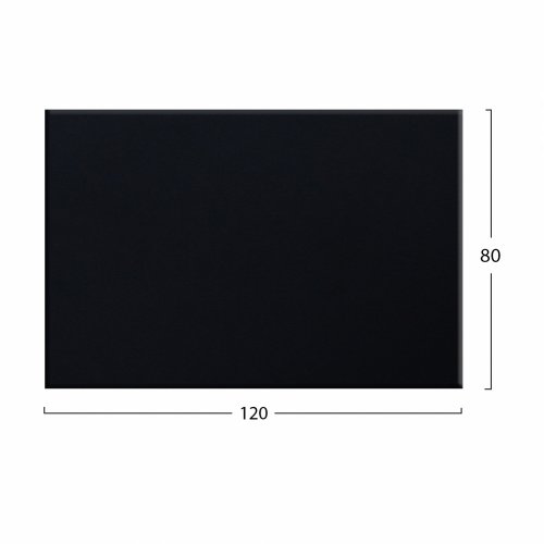 TABLE SURFACE WERZALIT 120X80 CM IN BLACK DESIGN