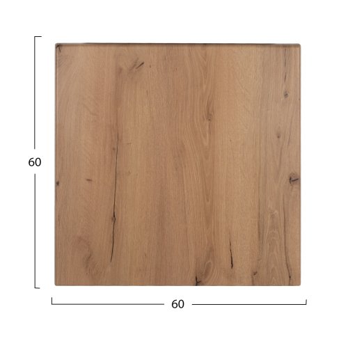TABLETOP 4680 SQUARE WERZALIT IN NATURAL WOOD COLOR 60X60cm