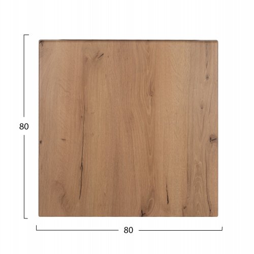TISCHPLATTE 4680 WERZALIT NATUR 80X80cm