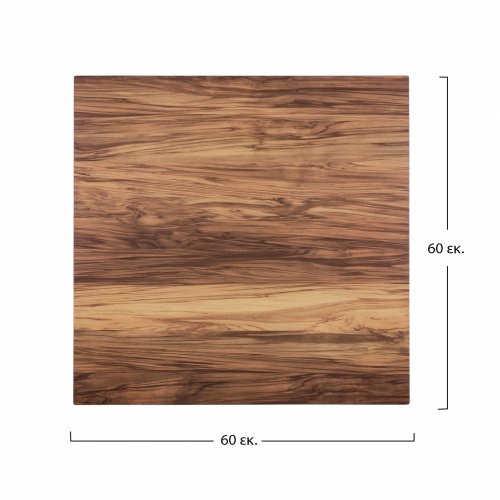 HPL- Tischplatte in Holzoptik 60x60 cm, dicke 12mm