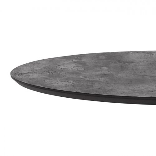 HPL Tischplatte Ø 60x1,5 Zement