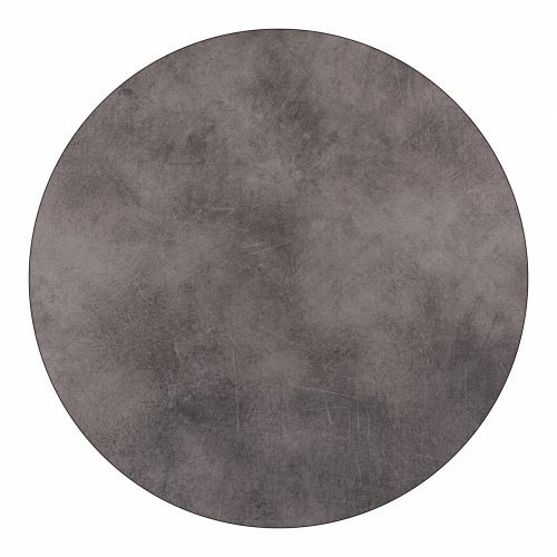 HPL TISCHPLATTE IN HPL ZEMENT Ø69 cm DICKE 12mm