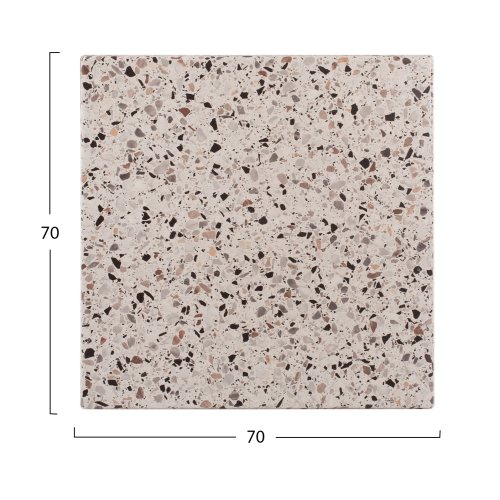 TABLETOP SQUARE WERZALIT 70X70cm TERRAZZO 5766