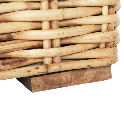 OUTDOOR-COUCHTISCH MANGOHOLZ-SICHERHEITSGLAS 110x60x40Hcm