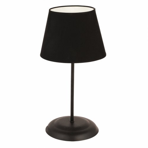 TISCHLEUCHTE METALLIC SCHWARZ 25x50 cm