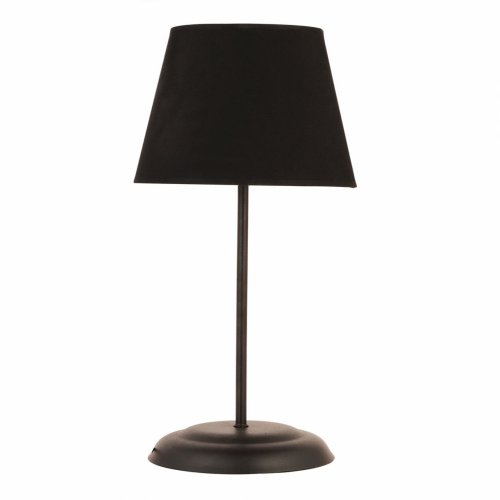 TISCHLEUCHTE METALLIC SCHWARZ 25x50 cm