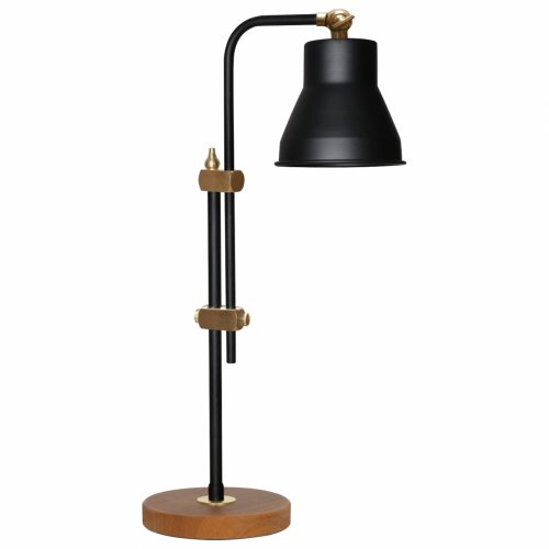 SCHWARZE METALL TISCHLAMPE 45 CM HÖHE