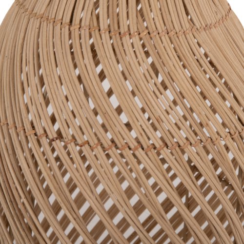CEILING PENDANT LAMP NATURAL RATTAN IN NATURAL COLOR Φ34,5x178Hcm