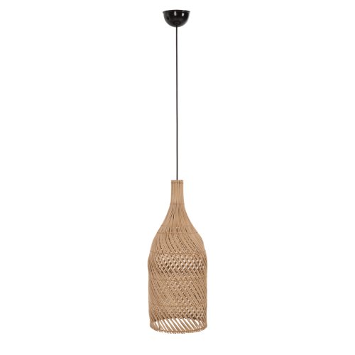 CEILING PENDANT LAMP NATURAL RATTAN IN NATURAL COLOR Φ34,5x178Hcm