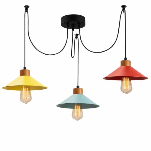 Colorfull pendant ceiling lamp triphoto