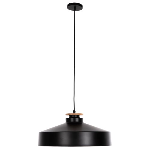 HÄNGELEUCHTE DECKENLEUCHTE SCHWARZ-METALL HUT Φ40x116H