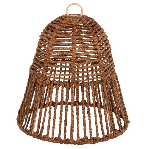 DECKENHÄNGERLEUCHTE GETROCKNETE BANANENBAUMFASERN IN BRAUN FARBE Φ41x41-136Hcm