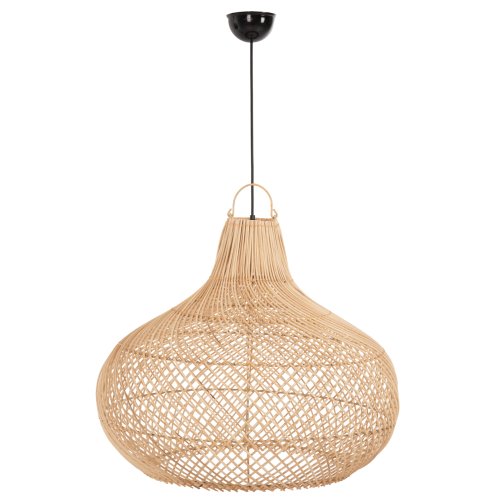 HÄNGENDE DECKENLEUCHTE NATÜRLICHES RATTAN IN NATÜRLICHER FARBE Φ54x46-141Hcm