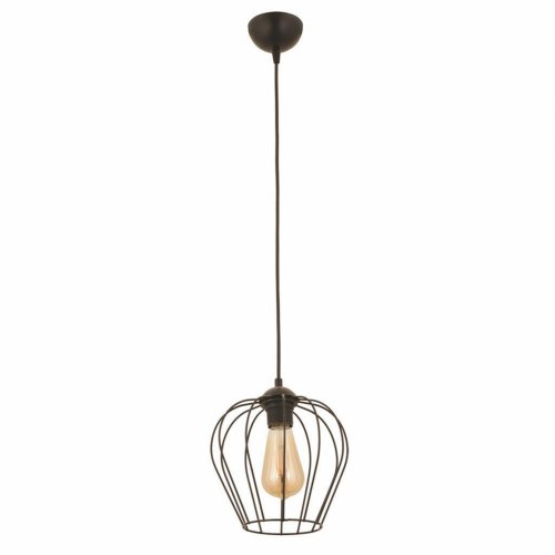 BLACK METALLIC CEILING LIGHT 23x85 cm