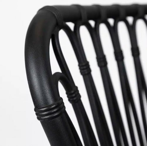Sessel "Lola" aus Polypropylen in Schwarz