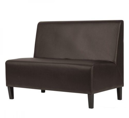 AMERICAN DINERBANK / GASTRONOMIE / LOUNGESOFA / SITZBANK / DINERMÖBEL/BRAUN