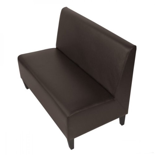 AMERICAN DINERBANK / GASTRONOMIE / LOUNGESOFA / SITZBANK / DINERMÖBEL/BRAUN
